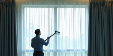 Commercial curtain stain removal service spring-hill hotels offices restaurants