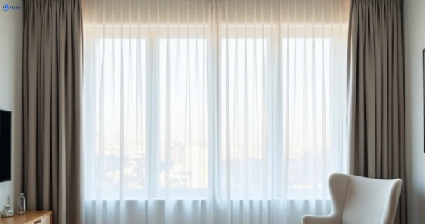 Freshly steam cleaned curtains in spring-hill QLD